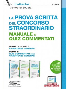 PROVA SCRITTA CONCORSO STRAORDINARIO