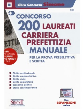 CARRIERA PREFETTIZIA 200 laureati