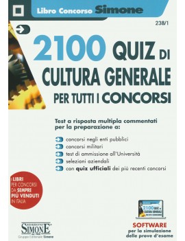 2100 QUIZ CULTURA GENERALE TUTTI CONCORS