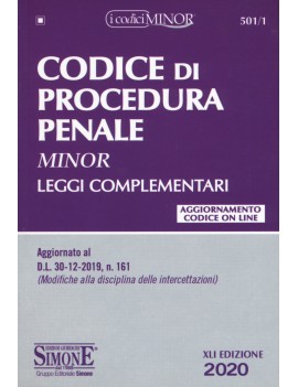 CODICE DI PROCEDURA PENALE 2020 e leg