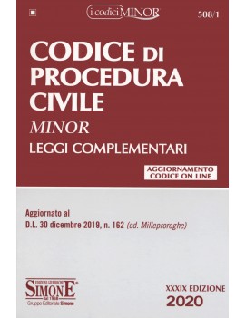 VE CODICE DI PROCEDURA CIVILE 2020