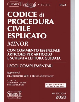 CODICE PROCEDURA CIVILE 2020 ESPLICAT