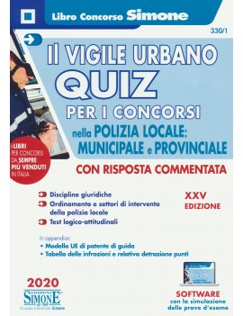 VIGILE URBANO QUIZ CONCORSI POLIZIA L