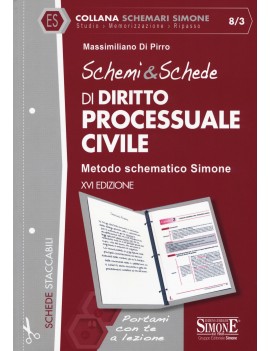 SCHEMI & SCHEDE PROCESSUALE CIVILE