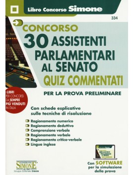 30 assistenti parlamentari al senato