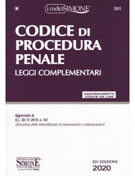 CODICE DI PROCEDURA PENALE 2020