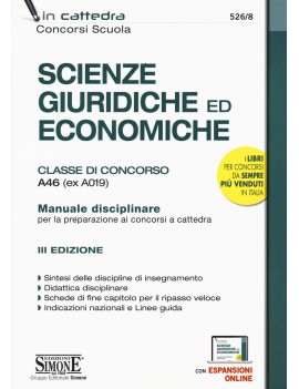 SCIENZE giuridiche ed economiche