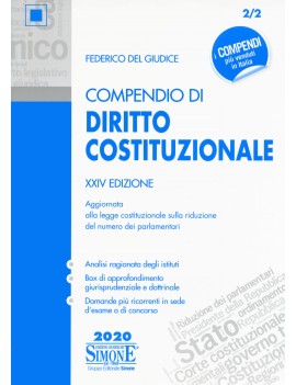 COMPENDIO DI DIRITTO COSTITUZIONALE 2020