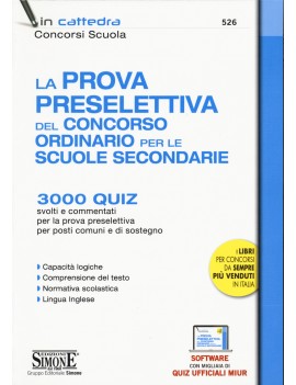 LA PROVA PRESELETTIVA DEL CONCORSO