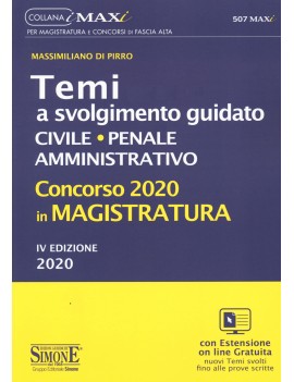 TEMI CIVILE PENALE AMMINISTRATIVO