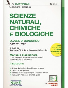 SCIENZE NATURALI CHIMICHE BIOLOGICHE