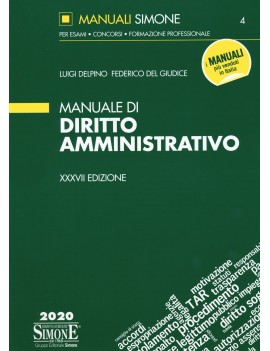 MANUALE DIRITTO AMMINISTRATIVO 2020