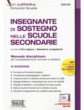 INSEGNANTE DI SOSTEGNO SCUOLE SECONDARIE