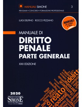 MANUALE DI DIRITTO PENALE PARTE 2019