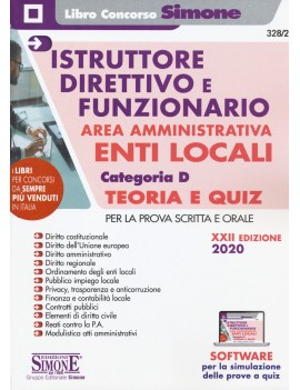 ISTRUTTORE DIRETTIVO E FUNZIONARIO ENTI