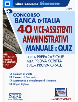 40 VICE ASSISTENTI AMMINISTRATIVI BANCA