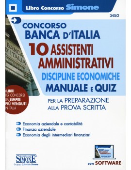 BANCA D'ITALIA 10 assistenti amministrat