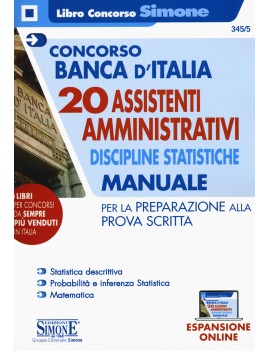 BANCA D'ITALIA 20 assistenti amministrat