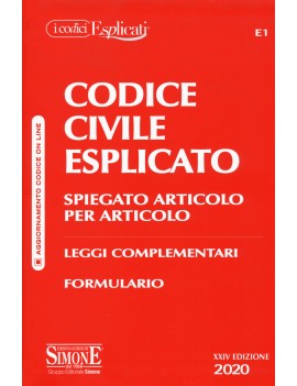 CODICE CIVILE ESPLICATO 2020