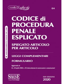 CODICE DI PROCEDURA PENALE ESPLICATO