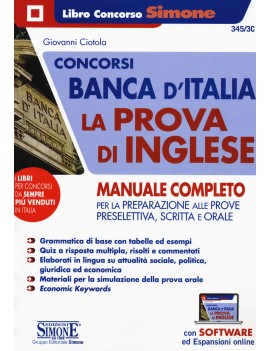 CONCORSI BANCA D'ITALIA prova inglese