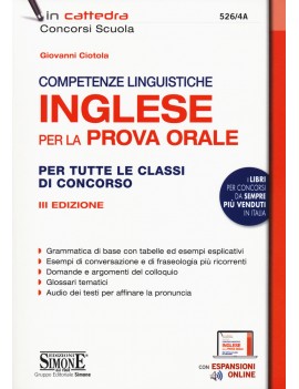 INGLESE competenze linguistiche prova or