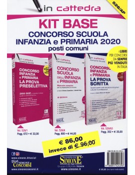 KIT CONCORSO SCUOLA INFANZIA E PRIMARIA