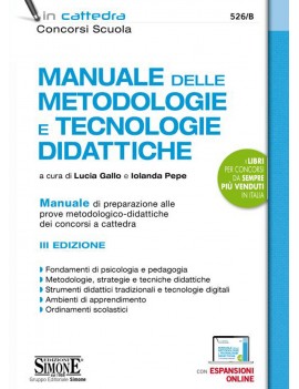 MANUALE DELLE METODOLOGIE E TECNOLOGIE