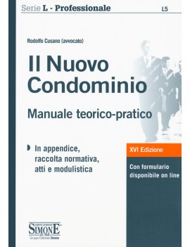 NUOVO CONDOMINIO. MANUALE TEORICO-PRATIC