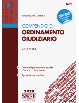 COMPENDIO DI ORDINAMENTO GIUDIZIARIO