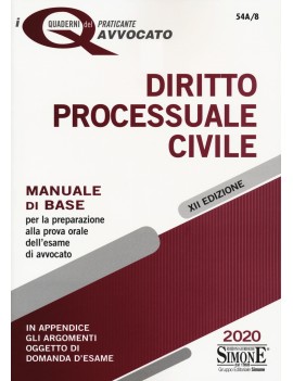 DIRITTO PROCESSUALE CIVILE manuale di ba