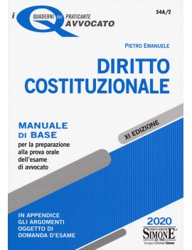 DIRITTO COSTITUZIONALE