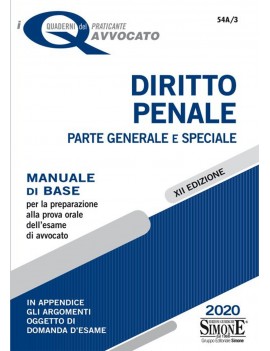 DIRITTO PENALE partte generale e special