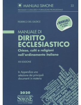 MANUALE DI DIRITTO ECCLESIASTICO