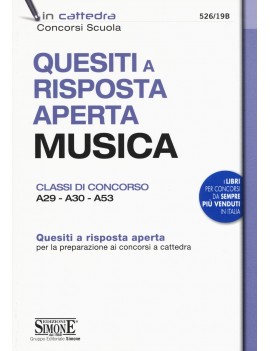 QUESITI RISPOSTA APERTA  MUSICA