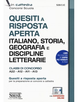 quesiti risposta aperta ITALIANO STORIA