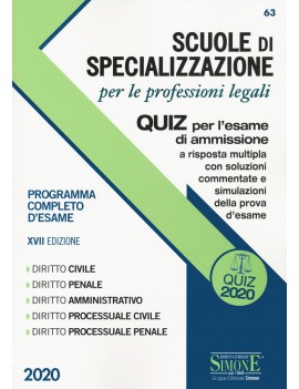 SCUOLE DI SPECIALIZZAZIONE PER LE PROFES