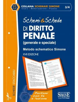 SCHEMI & SCHEDE DI DIRITTO PENALE