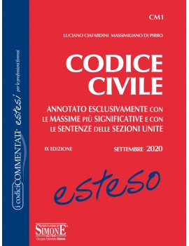 CODICE CIVILE ESTESO 2020