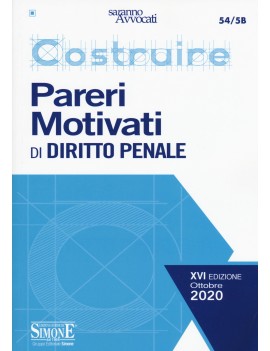 COSTRUIRE PARERI MOTIVATI PENALE