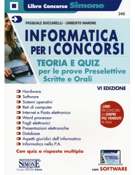 INFORMATICA PER ESAMI E CONCORSO teoria