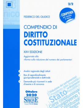 COMPENDIO DI DIRITTO COSTITUZIONALE 2020