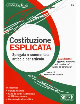 COSTITUZIONE ESPLICATA 2020