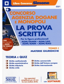 AGENZIA DOGANE E MONOPOLI prova scritta