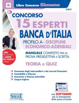 5 ESPERTI BANCA D'ITALIA PROFILO A