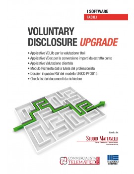 VOLUNTARY DISCLOSURE UPGRADE. SOFTWARE