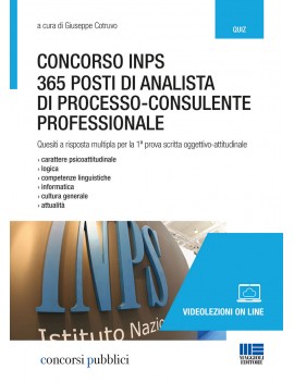 INPS 365 ANALISTI PROCESSO/CONSULENTE PR