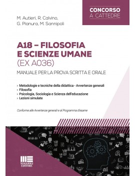 CONCORSO SCUOLA A18 FILOSOFIA E SCIENZE