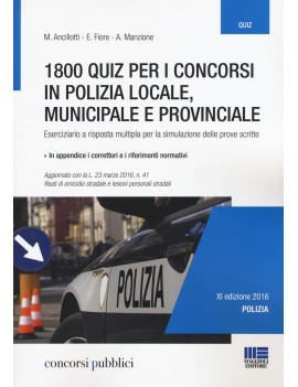 1800 QUIZ CONCORSI POLIZIA LOCALE MUNICI