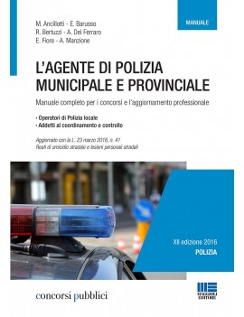 AGENTE POLIZIA MUNICIPALE E PROVINCIALE